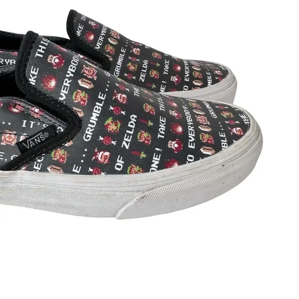 Vans Nintendo Zelda Game Over Slip On Sneakers Men 4.5 Women 6 Rare